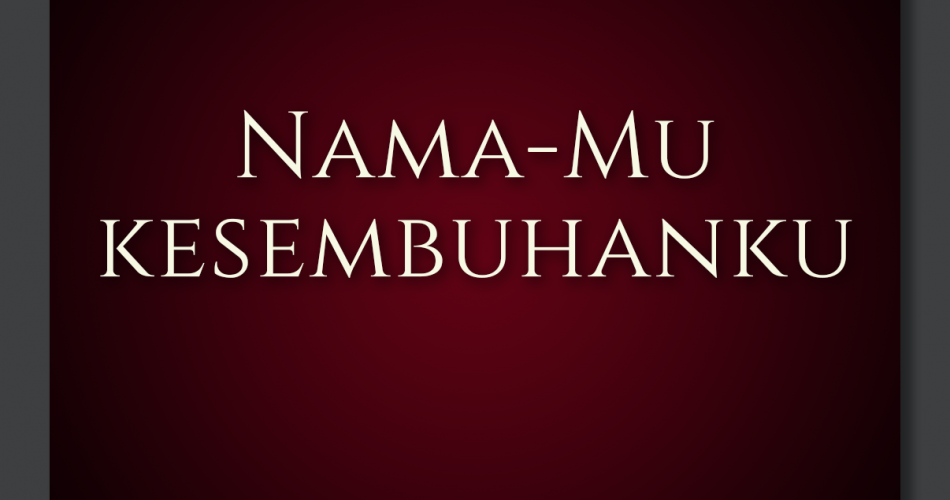 Bahasa indonesianya healing